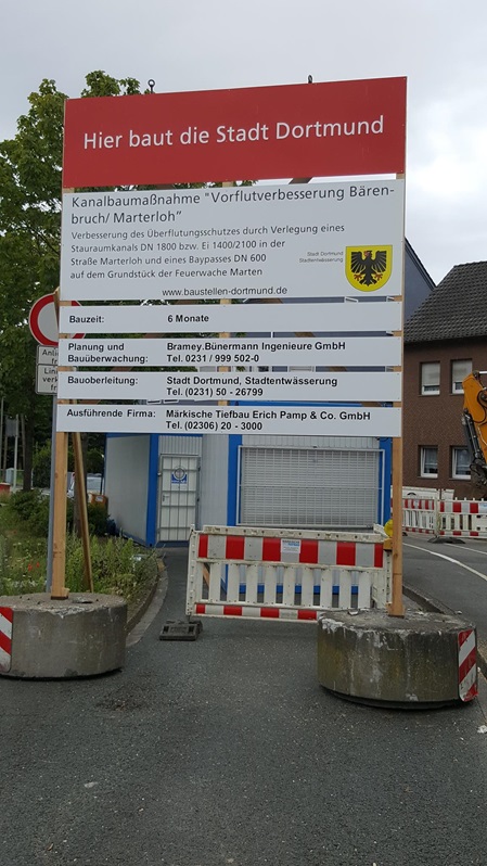 Baustelle Bärenbruch Dortmund